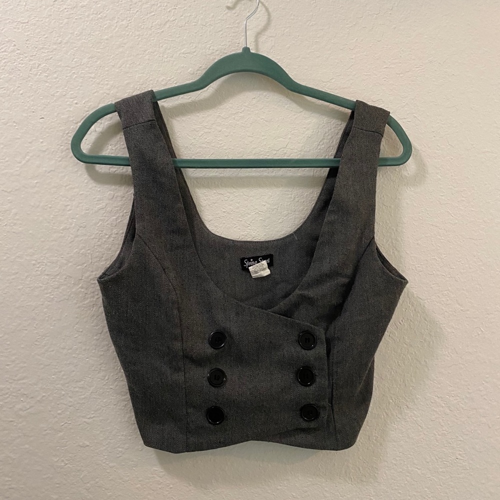 Grey vest